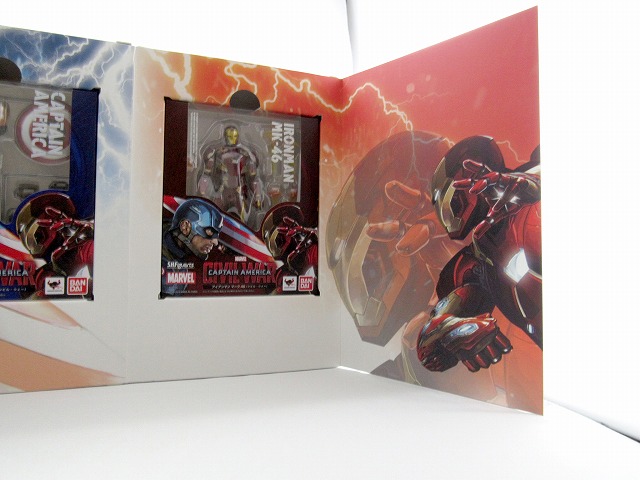 S.H.フィギュアーツ　キャプテン・アメリカ（シビル・ウォー）＆　アイアンマン マーク46 Special BOX Set レビュー 