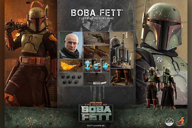 ホットトイズ　クオーター・スケール　ボバ・フェット『ボバ・フェット／The Book of Boba Fett』の商品画像