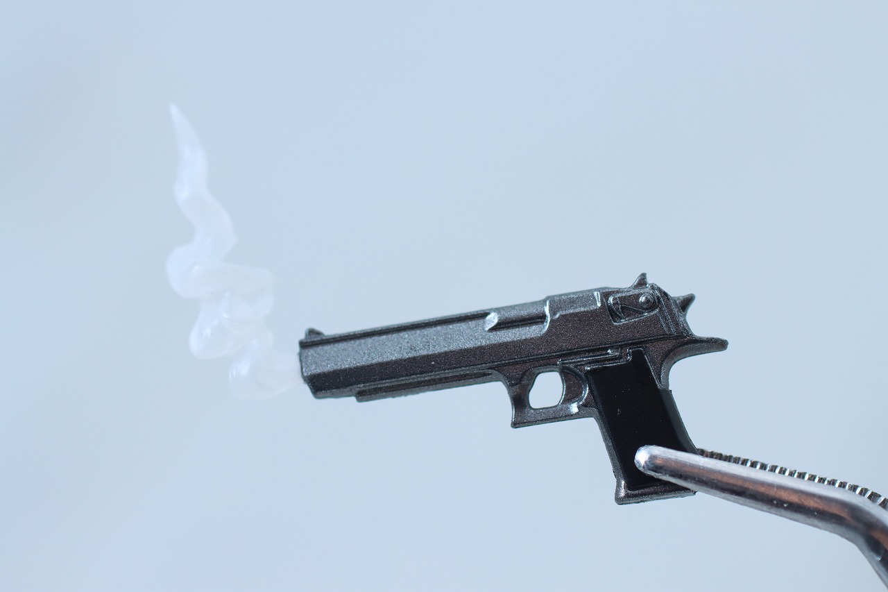 S.H.フィギュアーツ　デッドプール（『デッドプール2』）　レビュー　付属品　拳銃　硝煙エフェクト