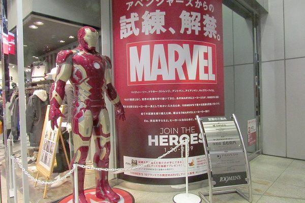 渋谷にアベンジャーズ出現！『MARVEL: JOIN THE HEROES in 109MEN’S』レポート！