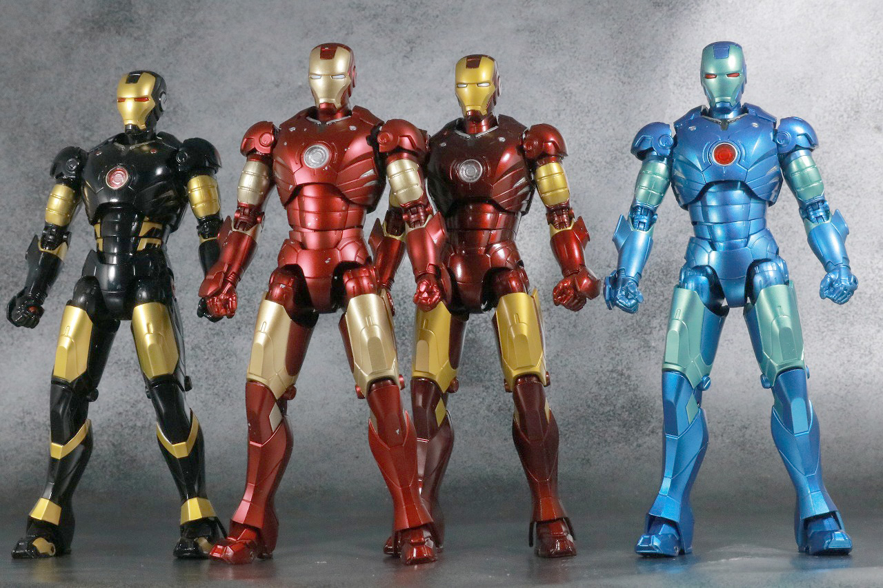 S.H.フィギュアーツ　アイアンマン マーク3 Birth of Iron Man　レビュー　アクション　マーベル展限定カラー　ブルーステルスカラー