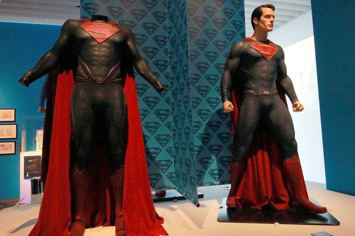 DC展　スーパーヒーローの誕生　レポート　スーパーマンエリア