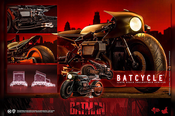 ホットトイズ新作！『ザ・バットマン』のバットサイクルが23年10月発売！バットマンの搭乗も可能！