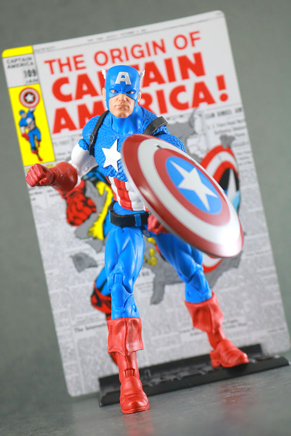 マーベルレジェンド　キャプテン・アメリカ　20周年記念　ブリスターパッケージ版　レビュー　アクション