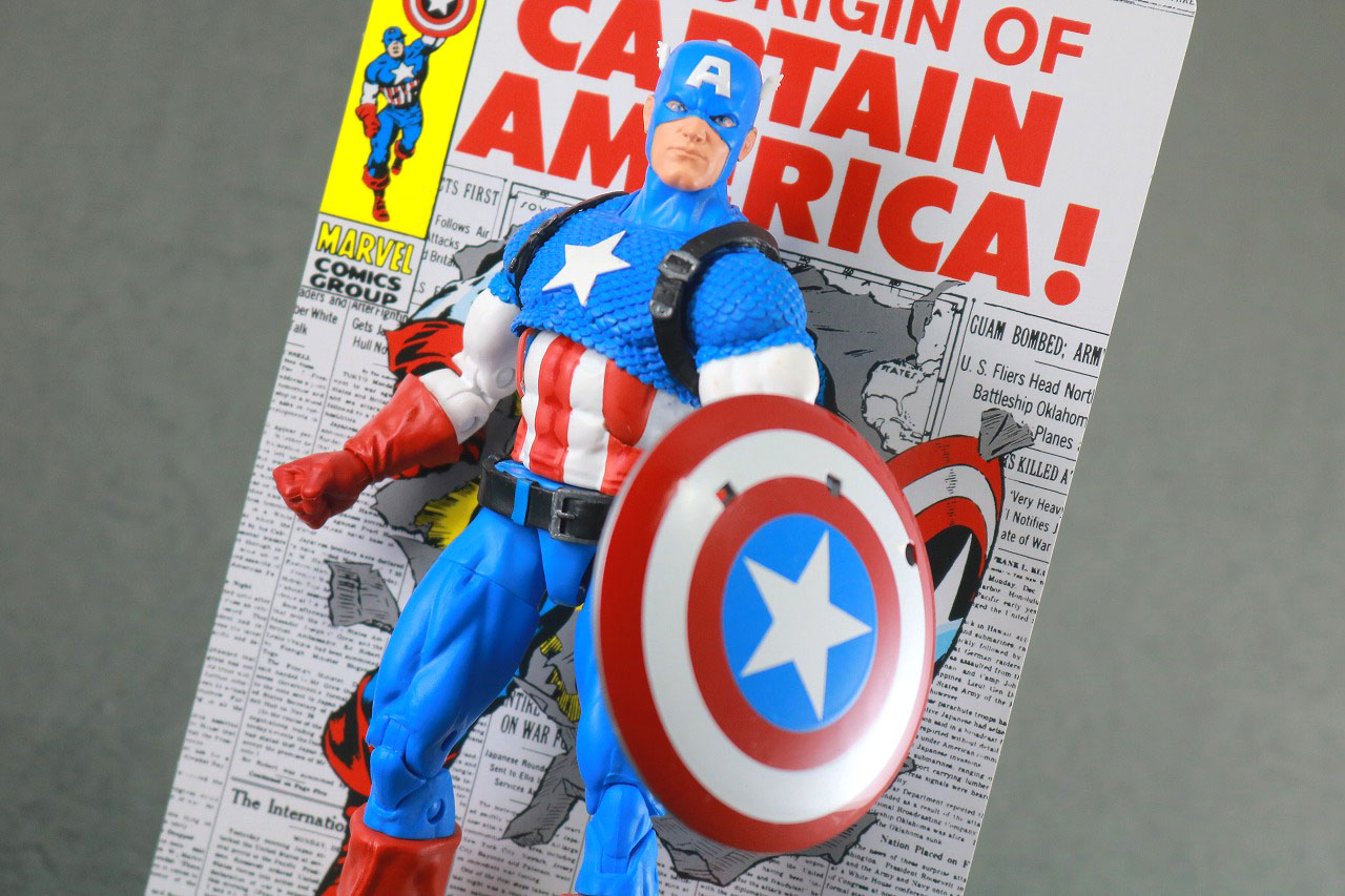 マーベルレジェンド　キャプテン・アメリカ　20周年記念　ブリスターパッケージ版　レビュー　アクション