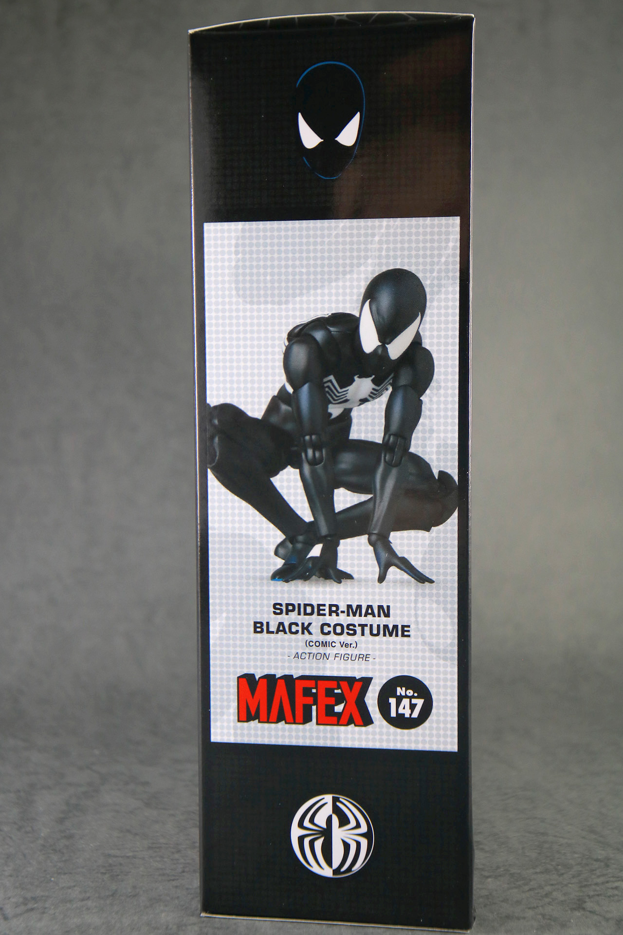 MAFEX　スパイダーマン　ブラックスーツ　レビュー　パッケージ