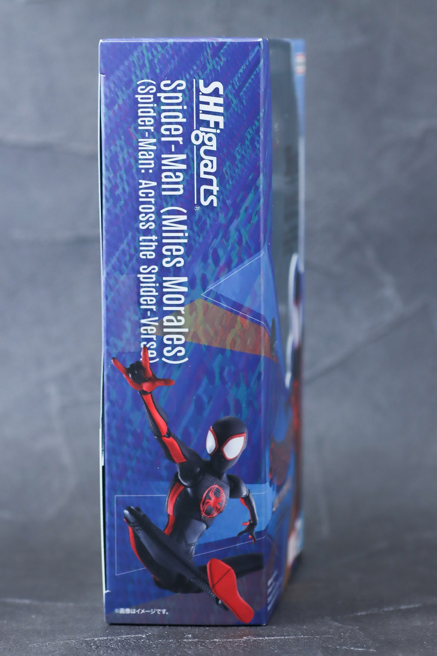 S.H.フィギュアーツ　マイルス・モラレス　スパイダーマン：アクロス・ザ・スパイダーバース　レビュー　パッケージ