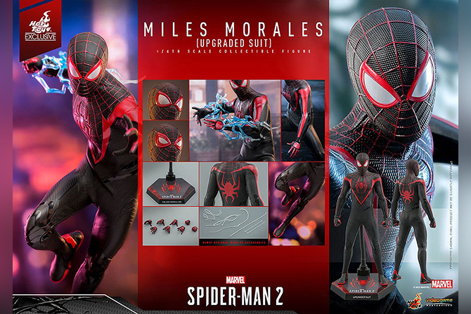ホットトイズ新作！ゲーム版マイルス・モラレス／スパイダーマン アップグレードスーツが24年1月に限定発売！
